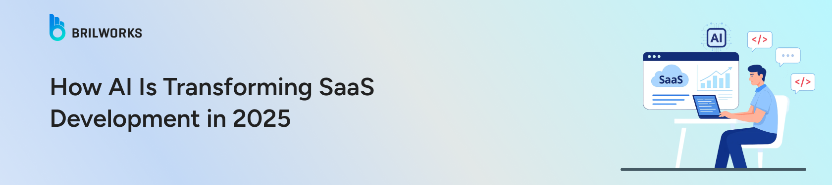 Banner image for How AI transforming SaaS development in 2025