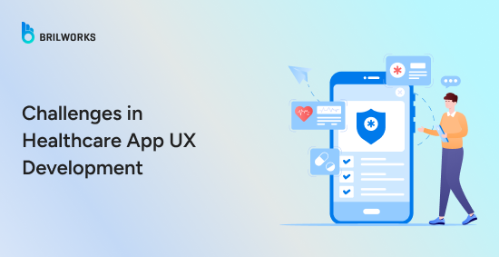 Healthcare apps UX challenges banner image